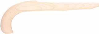 Stock, Kentucky pistol,
pre-shaped, non-inlet,
13/16" octagon barrel, plain walnut Stock, Kentucky pistol,
pre-shaped, non-inlet,
13/16" octagon barrel, plain walnut
